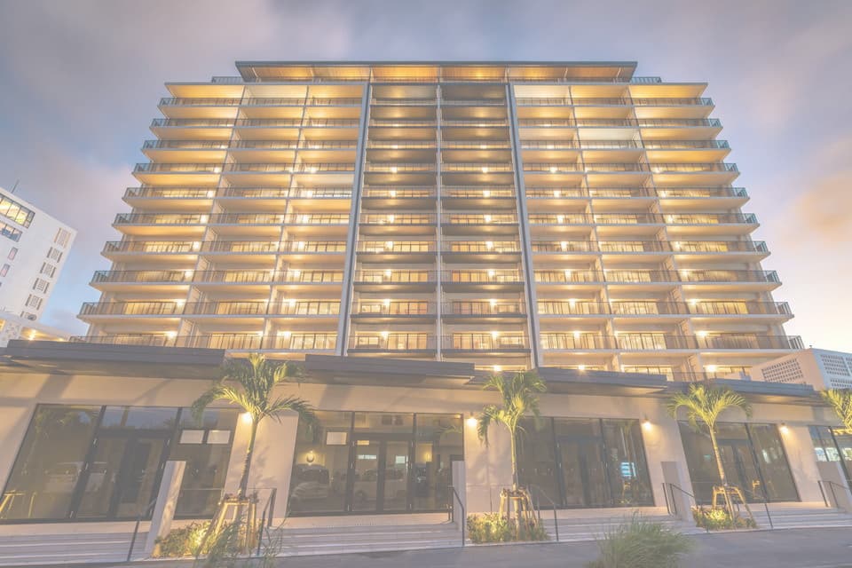 分譲マンションの竣工写真
